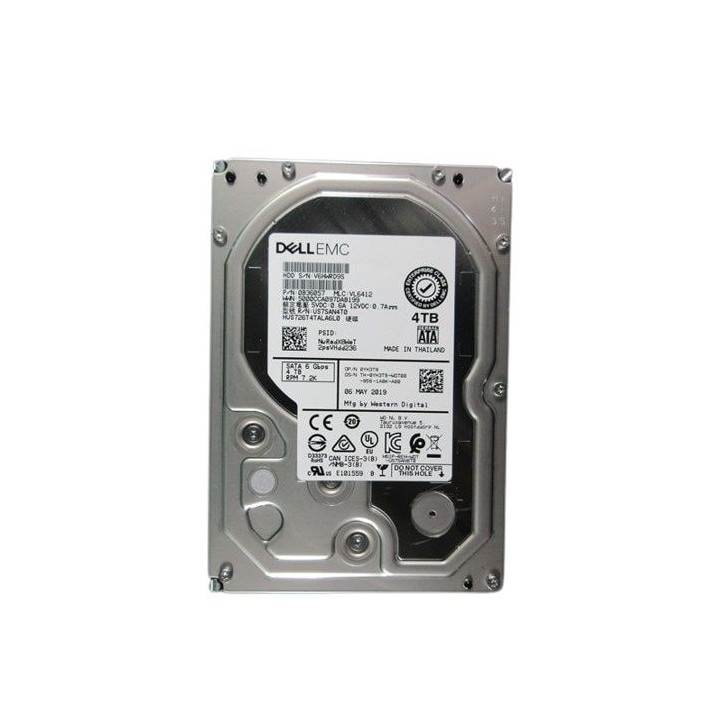 DELL 4TB HARD DRIVE SATA 6GBPS 7.2K RPM 512N 3.5IN CK